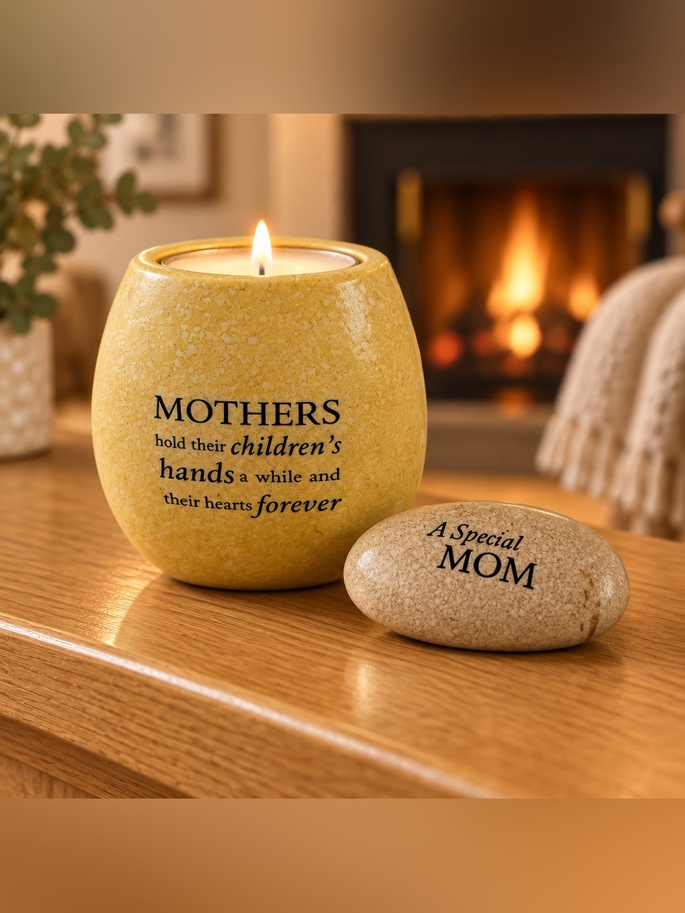 MotherDay Decorative Candle and A Special Mom
Accent Stone Yellow